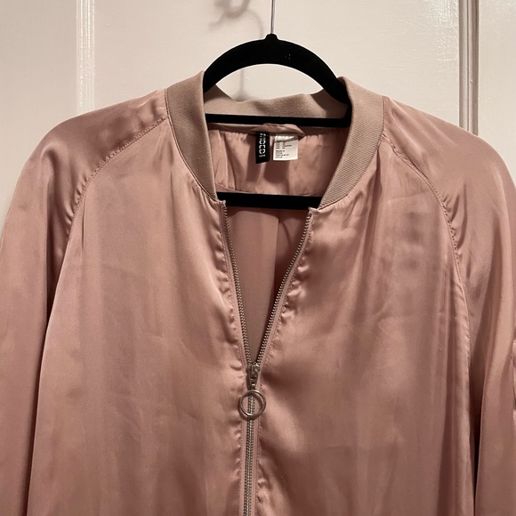 H&M Silky Pink Jacket Women’s 10 - Picture 2 of 10